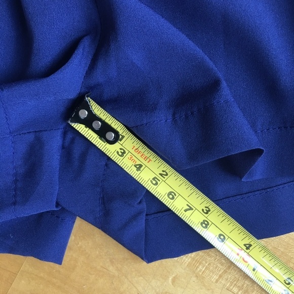 Atmosphere Dressy, Sleeveless, V-Neck Romper, Blue, Size 10 - Picture 13 of 17